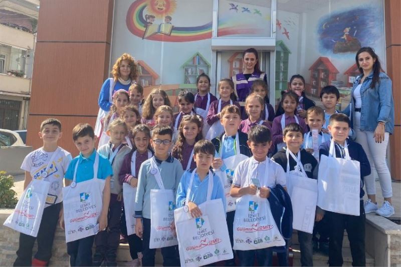 Minik öğrenciler İZGİM’i ziyaret etti