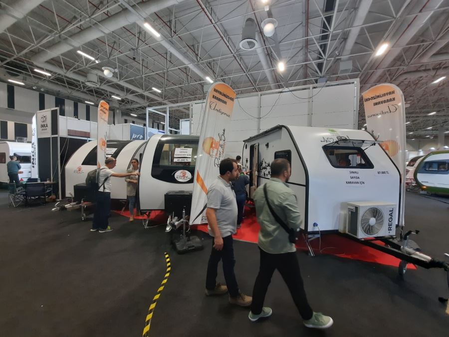 Kamp , Karavan Fuarına büyük ilgi