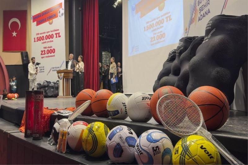 Spor kulüplerine 1,5 milyon lira destek