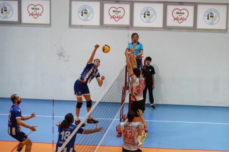 Milas salondan üç puanla ayrıldı