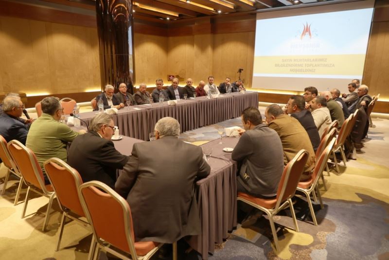 Başkan Savran, Muhtarlarla Bir Araya Geldi