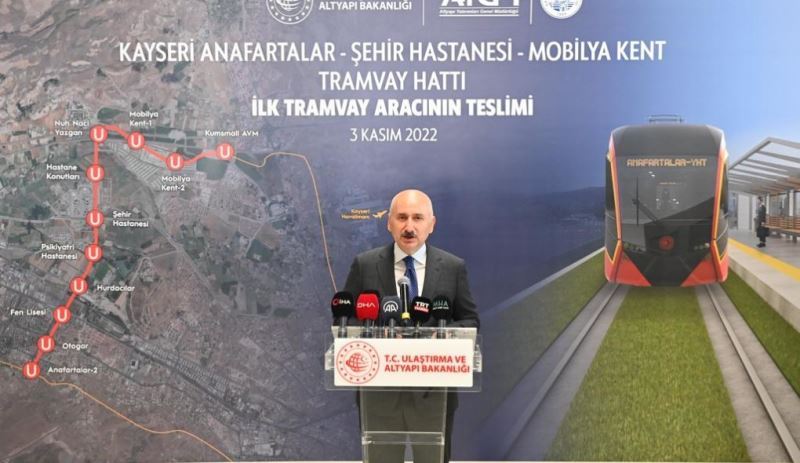 TRAMVAY ARACININ ÜRETİMİNDEKİ YERLİLİK ORANI YÜZDE 61