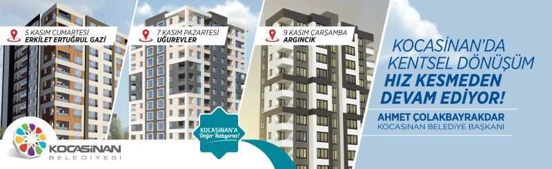 KENTSEL DÖNÜŞÜM TÖRENİNE DAVET