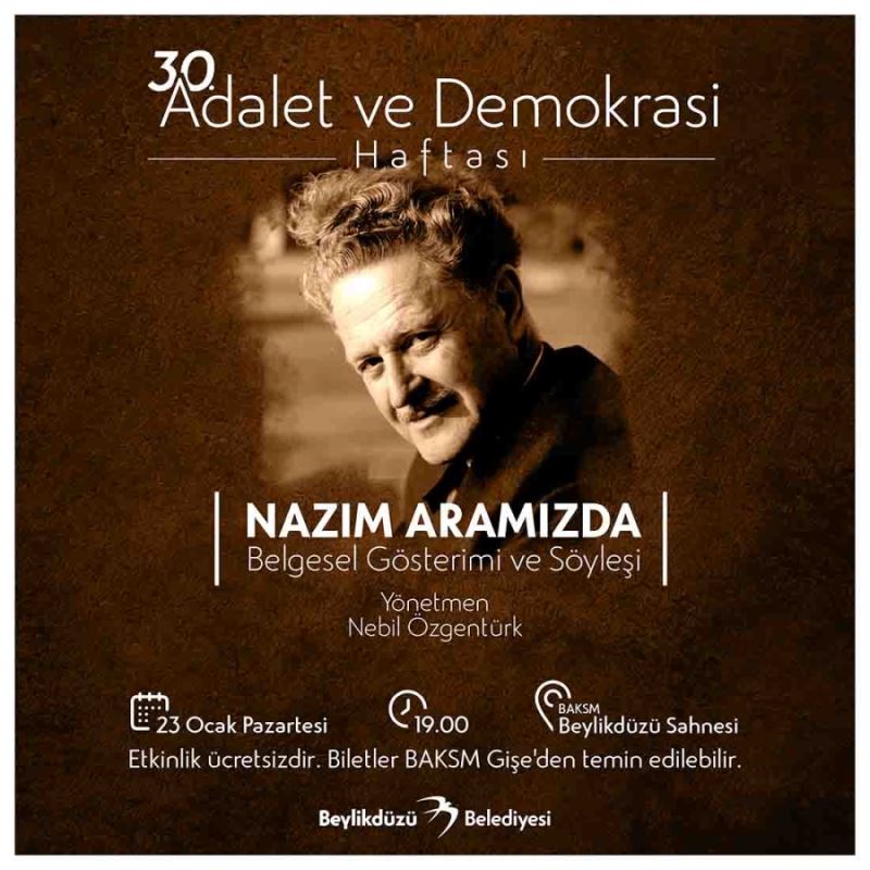 BEYLİKDÜZÜ NAZIM HİKMET VE UĞUR MUMCU’YU ANACAK