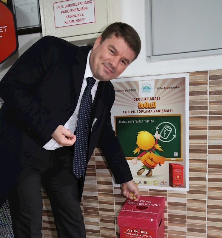 Aksaray Belediyesi Okullar Arası “Ödüllü Atık Pil Toplama Kampanyası” Düzenleniyor