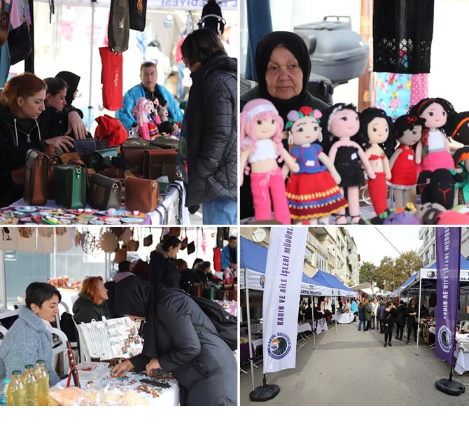 KARTALLI KADINLARIN EL EMEĞİ ÜRÜNLERİ SEMT PAZARLARINDA