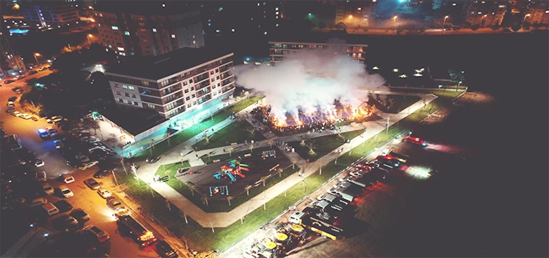 5 DÖNÜMLÜK PARK 47 SAATTE TAMAMLANDI