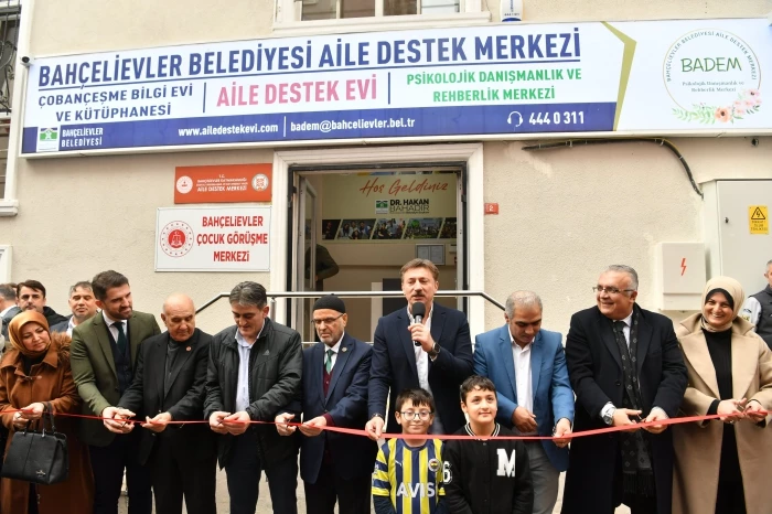 Bahçelievler Belediyesi Aile Destek Merkezini hizmete açtı