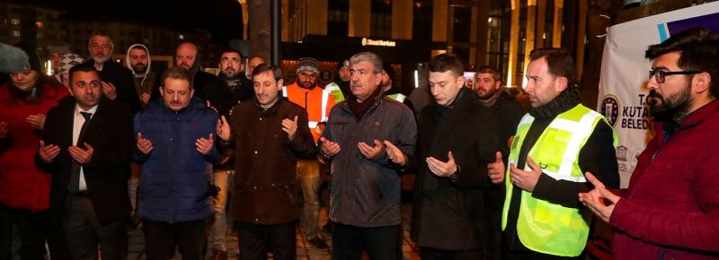 26’INCI TIRIMIZI DEPREM BÖLGESİNE GÖNDERDİK