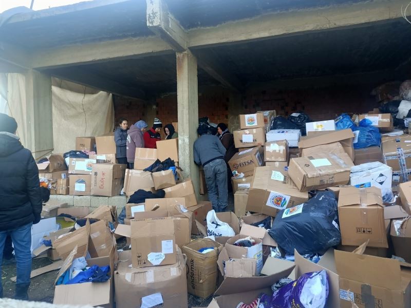 Deprem bölgesinden Atakum’a teşekkür