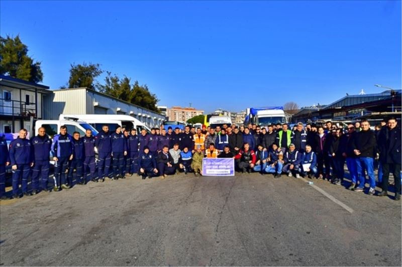71 kişilik ilk ekip yola çıktı