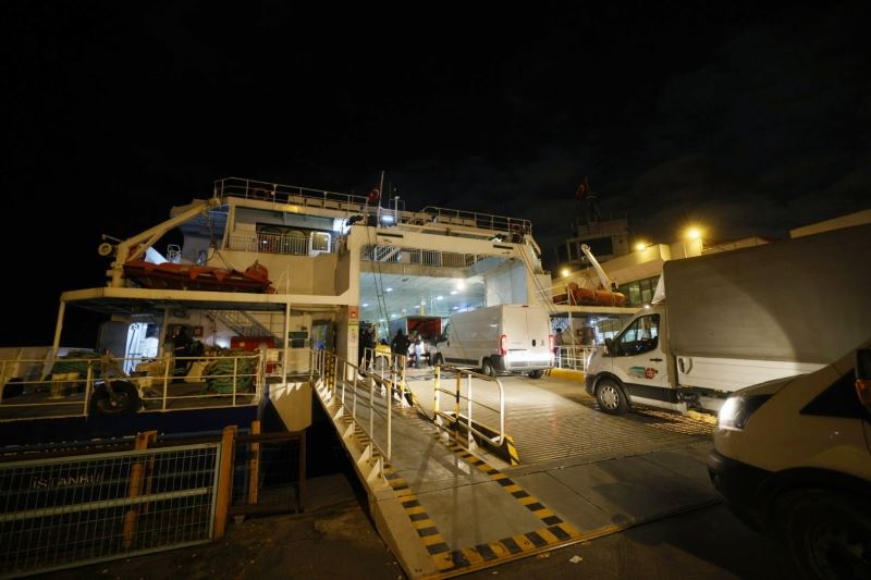 DEPREMZEDELERİN EVİ OLACAK FERİBOTTA SON HAZIRLIKLAR