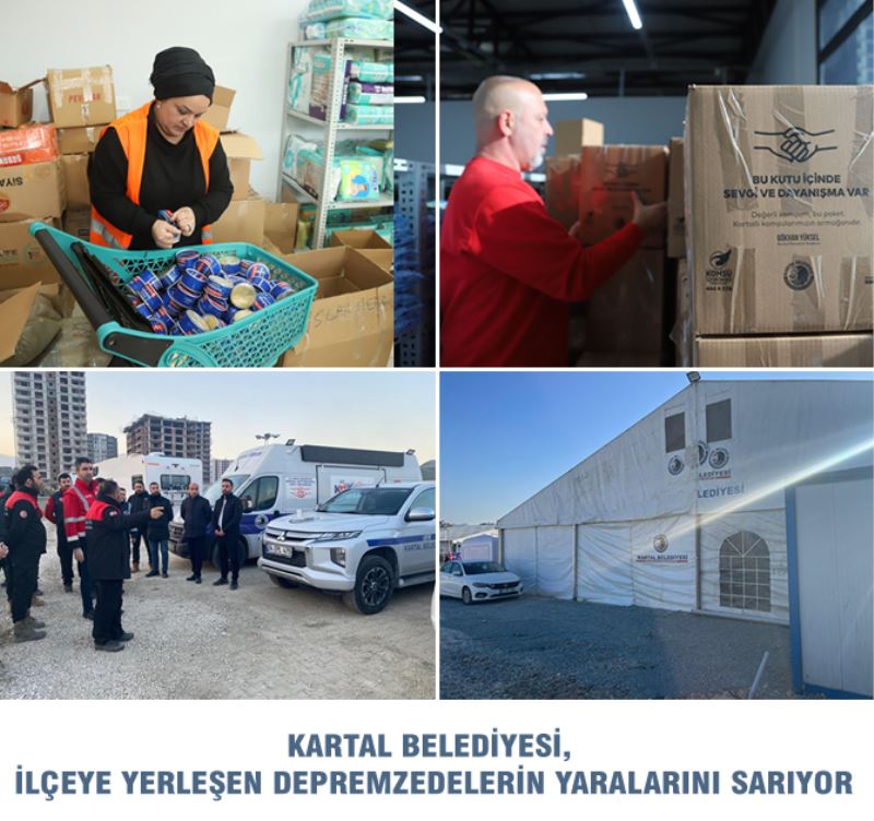 KARTAL BELEDİYESİ, YARALARI SARIYOR