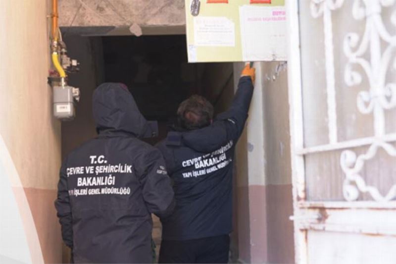 Binalarda hasar tespit tamamlandı