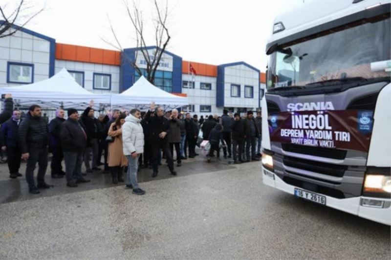 İnegöl’den yardım eli