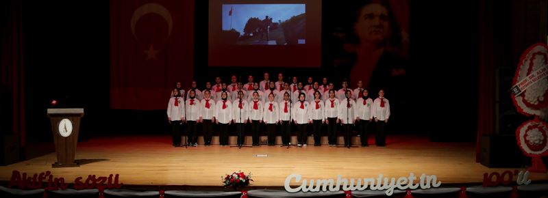 İSTİKLÂL MARŞI’MIZIN KABULÜNÜN 102. YILI KUTLANDI