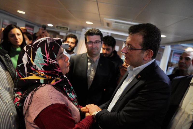 AKŞENER VE İMAMOĞLU, DEPREMZEDELERİN ACILARINA ORTAK OLDU