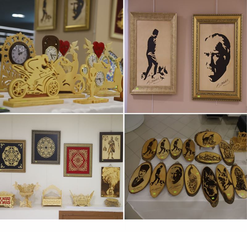 AHŞAP EL SANATLARI SERGİSİ KARTAL BELEDİYESİ’NDE MERAKLILARINI BEKLİYOR