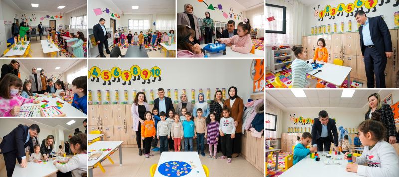 BAŞKAN FADILOĞLU’NDAN ANA SINIFI ÖĞRENCİLERİNE MORAL ZİYARETİ