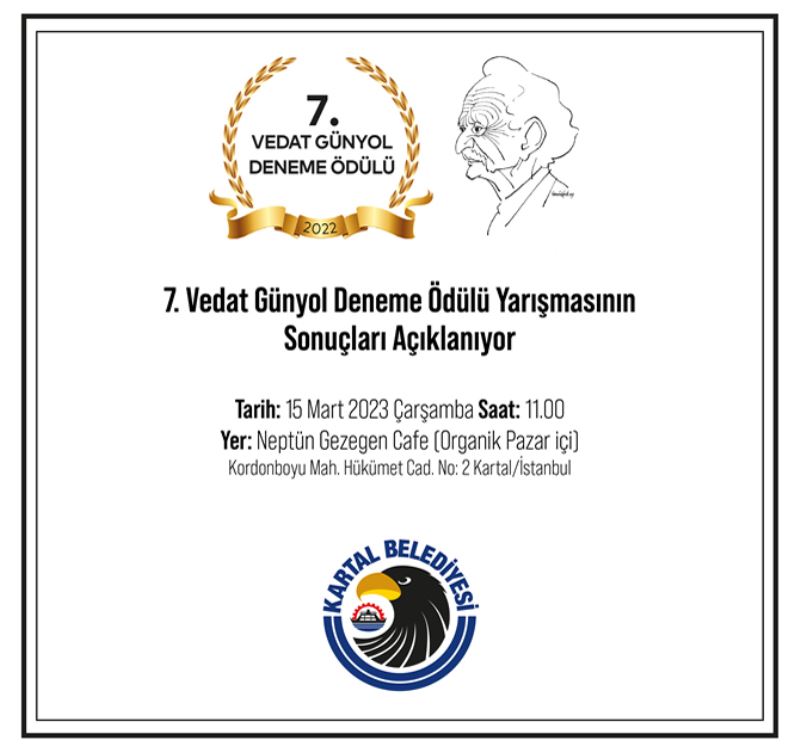 7. Vedat Günyol Deneme Ödülü Yarışmasının Sonuçları Açıklanıyor