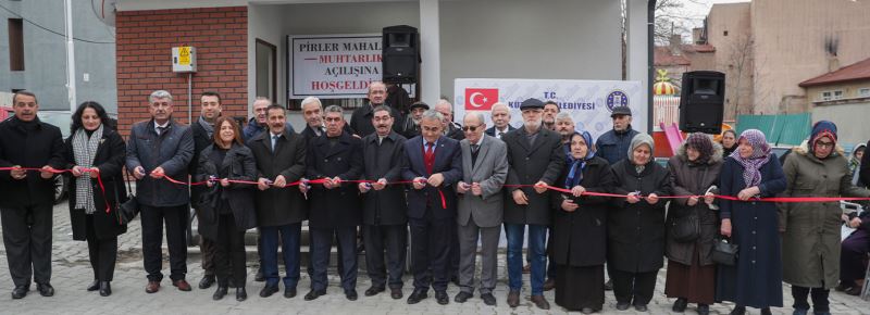 PİRLER MAHALLESİ MUHTARLIK BİNASI HİZMETE AÇILDI