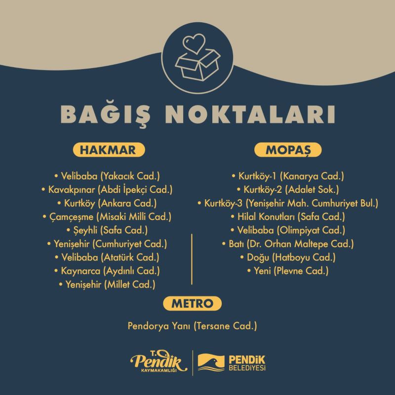 Deprem bölgesi için“Askıda Erzak” Kampanyası