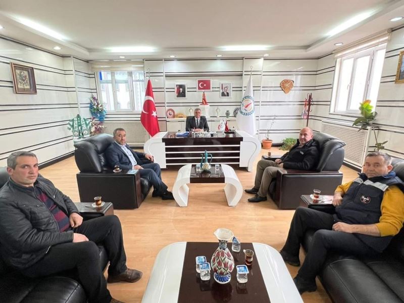 Ziraat Odası Başkanımız,Sn. Sadettin Koşmaz ve yönetimi Belediyemizi ziyaret ettiler.