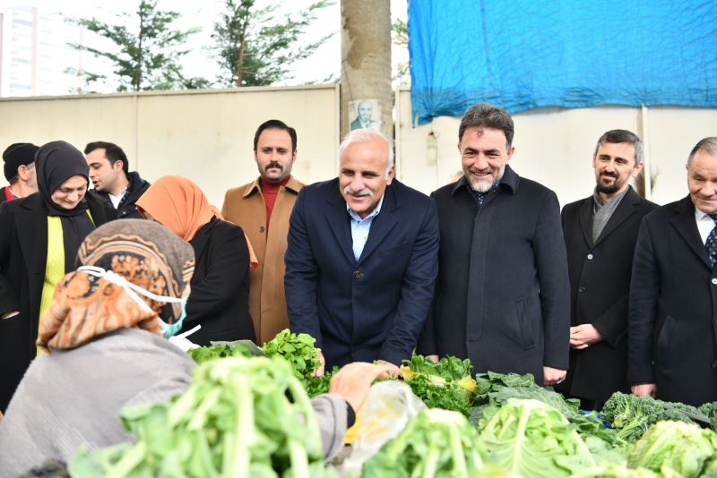 BAŞKAN ZORLUOĞLU AKÇAABAT’TA ESNAF VE VATANDAŞLARLA BULUŞTU