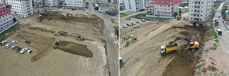 Kocaeli Büyükşehir, Hatay esnafına 7 noktada prefabrik çarşı kuruyor