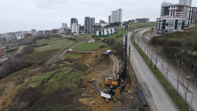 Heyelana fore kazıklı önlem