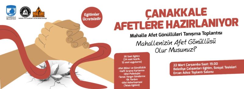 Mahallenizin Afet Gönüllüsü Olur Musunuz?