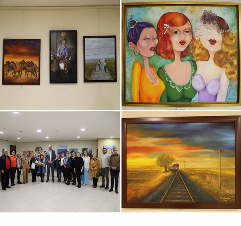 KADIKÖY SANATÇILAR DERNEĞİ RESİM SERGİSİ KARTAL BELEDİYESİ’NDE AÇILDI