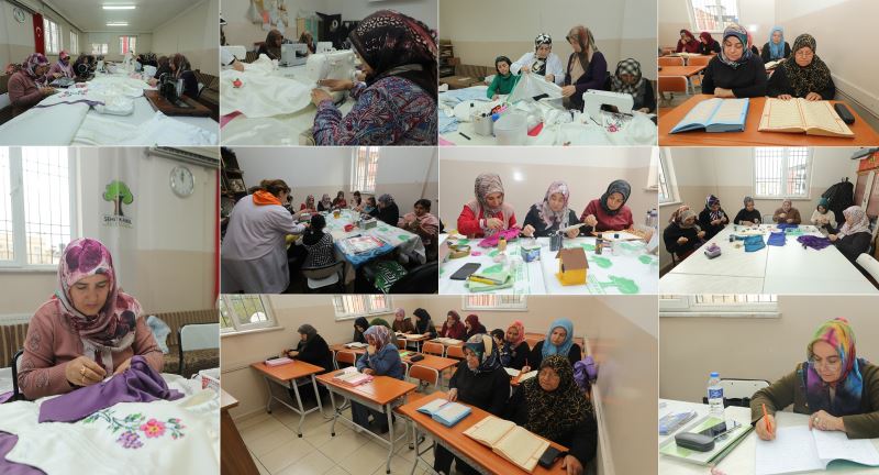 KADINLARA, DEPREMİN OLUMSUZ ETKİLERİNİ UNUTTURAN KURSLAR