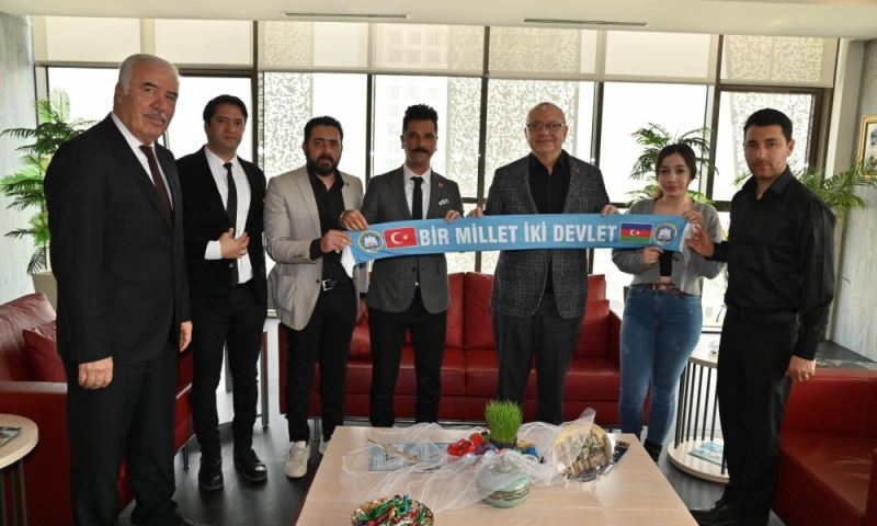 Azerbaycan Derneğinden Başkan Ergün’e Nevruz Ziyareti