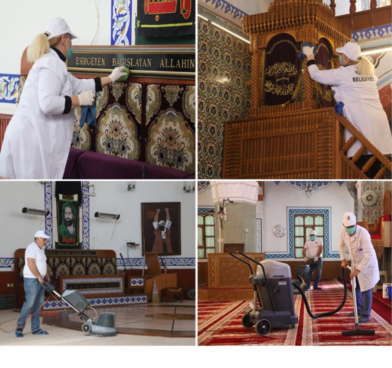 KARTAL’DAKİ İBADETHANELERDE KAPSAMLI RAMAZAN TEMİZLİĞİ