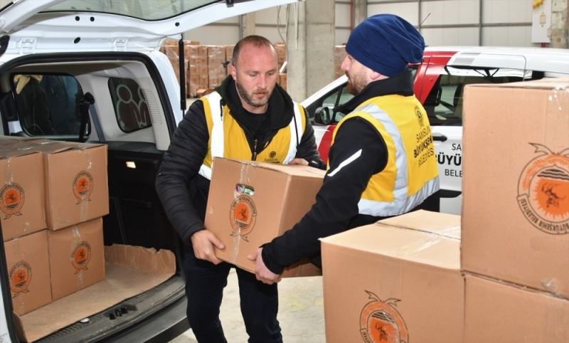 Büyükşehirden ihtiyaç sahiplerine Ramazan yardımı