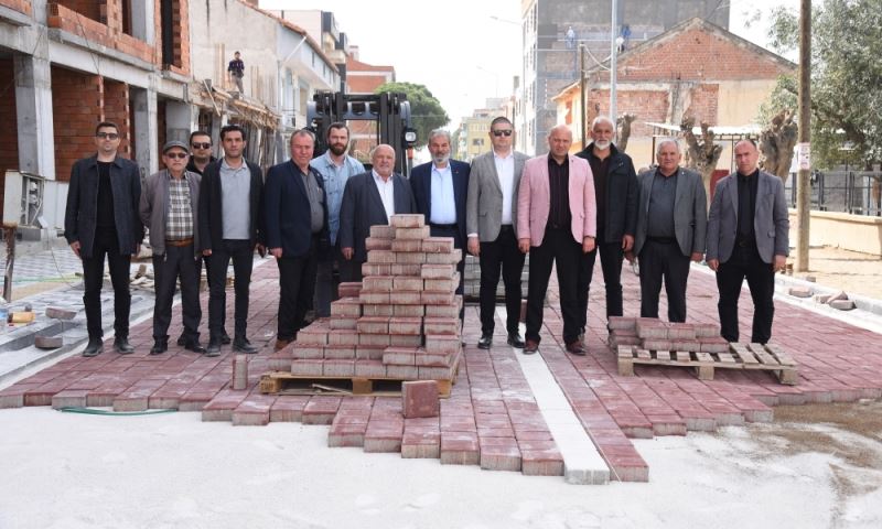 Saruhanlı’da Prestij Cadde Çalışmaları Hızla İlerliyor