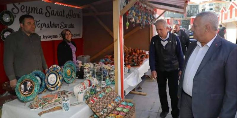 ZEYBEK BAŞKAN´DAN RAMAZAN ÇARŞISINA ZİYARET