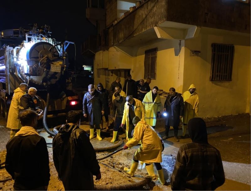 HALİLİYE’DE EKİPLER GECE BOYU SEFERBER OLDU