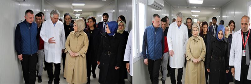 Emine Erdoğan’dan Büyükşehir Hastanesi’ne övgü