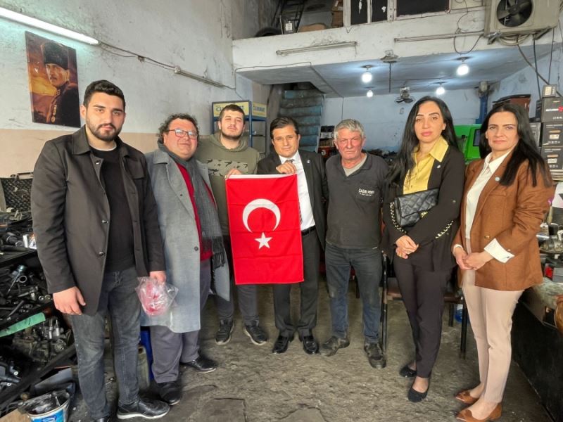 Başkan Bahçe’den Sanayi Esnafına Ziyaret