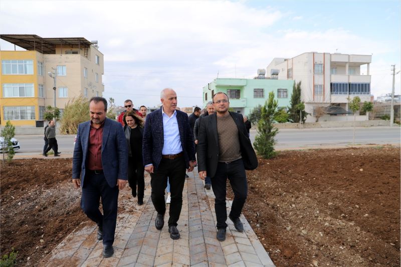 KARADUVAR SAKİNLERİ DENİZE NAZIR BİR PARK VE YEŞİL ALANA KAVUŞUYOR