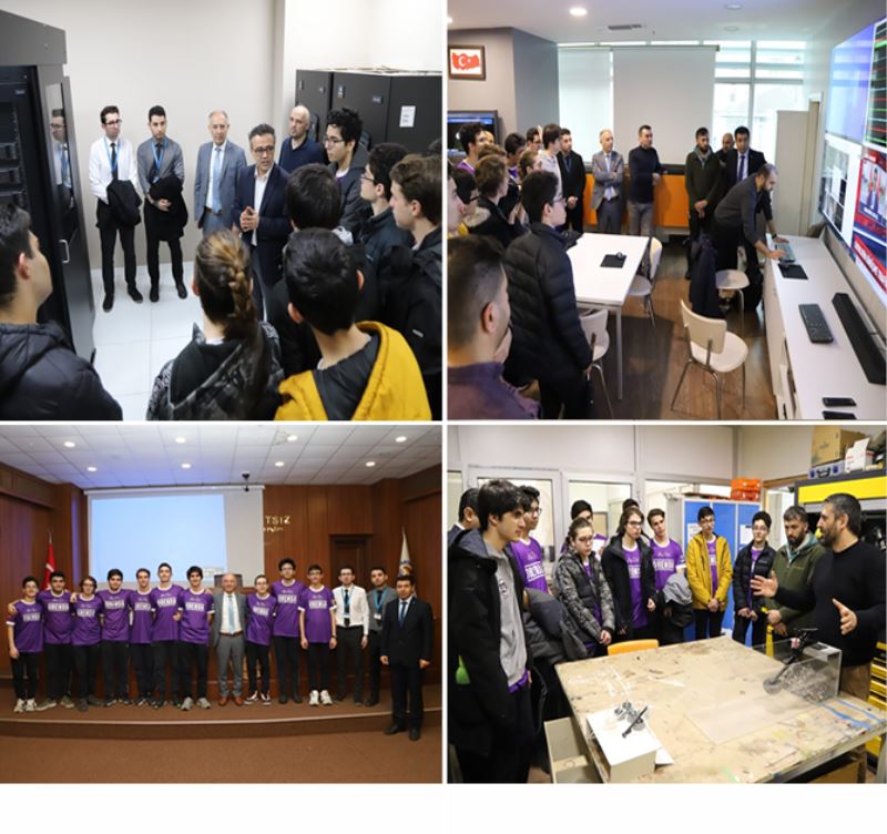 ROBOTİK KODLAMA TAKIMI ÖĞRENCİLERİNDEN KARTAL BELEDİYESİ’NE ZİYARET