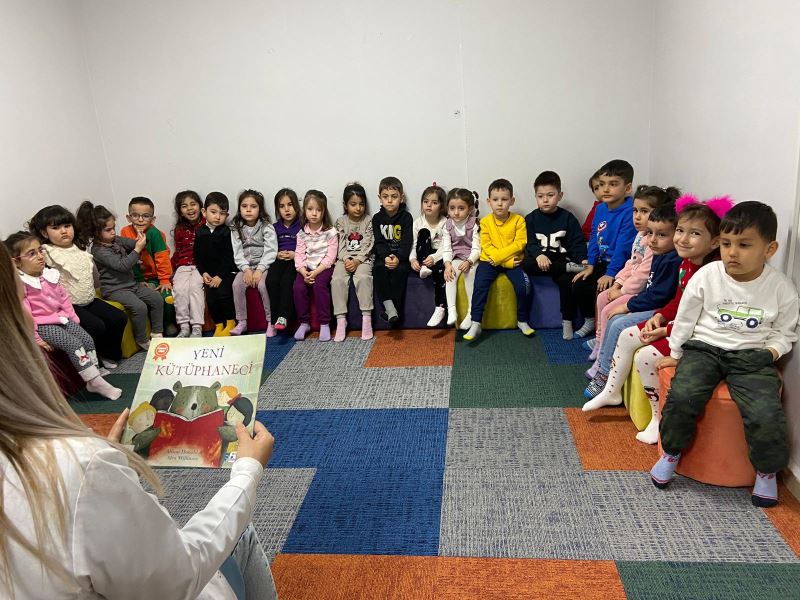 Büyükşehir Erkilet Kütüphanesi’nde Minikler Ağırlanıyor