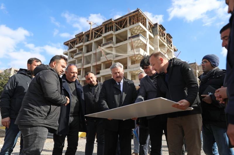 BATTALGAZİ MAHALLESİ KENTSEL DÖNÜŞÜM BLOKLARI HIZLA İLERLİYOR