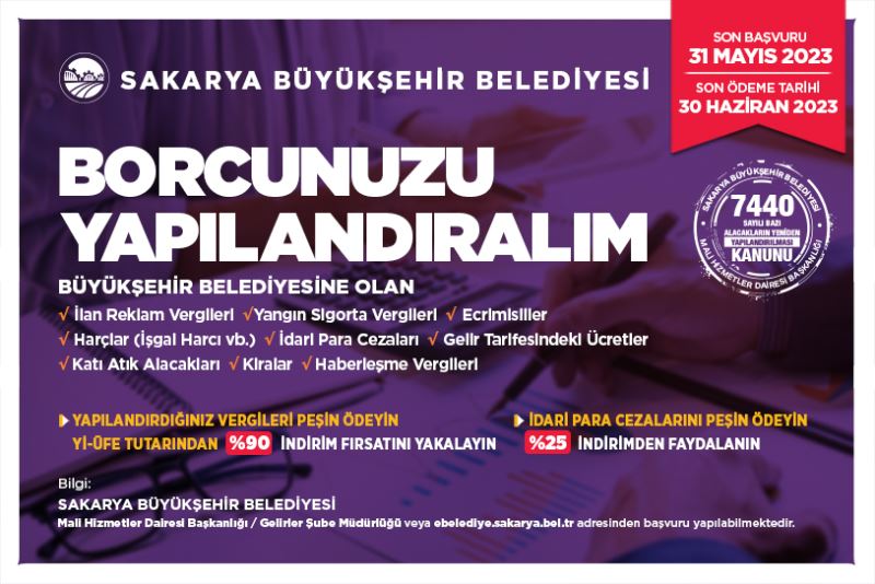 Büyükşehir’de yapılandırma başvuruları başladı