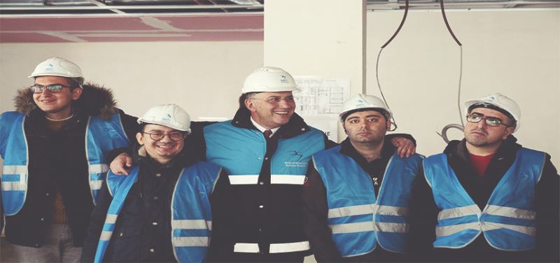 YENİ MERKEZLERİNİ BAŞKAN ÇALIK İLE YERİNDE İNCELEDİLER