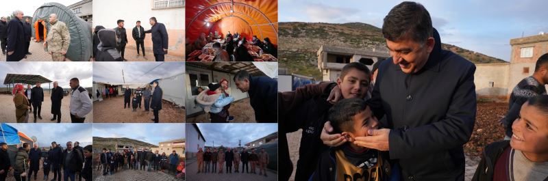 FADILOĞLU İLE DURAN, İFTAR ÖNCESİ ATALAR SAKİNLERİNİ ZİYARET ETTİ