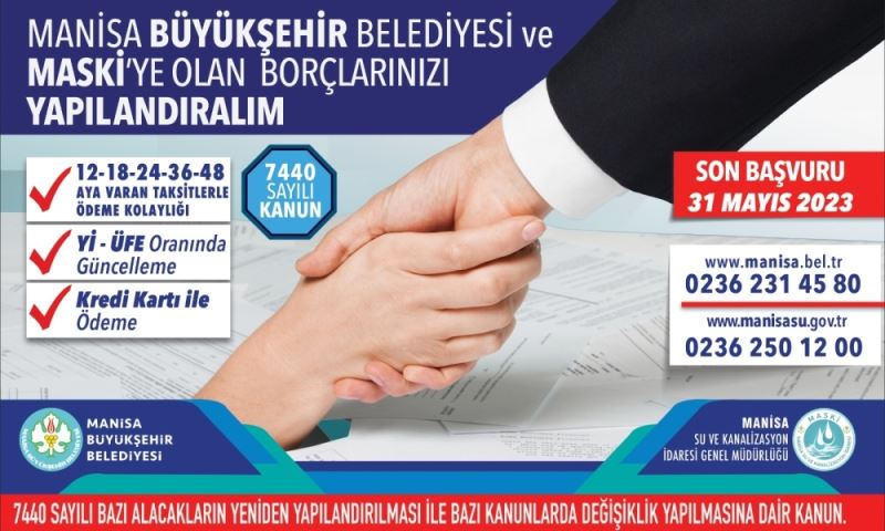 Büyükşehir’den Borçları Yapılandırma Hatırlatması