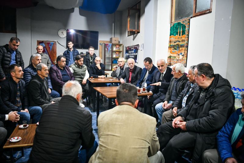 BAŞKAN ZORLUOĞLU İFTAR SONRASI HEMŞEHRİLERİYLE BULUŞTU